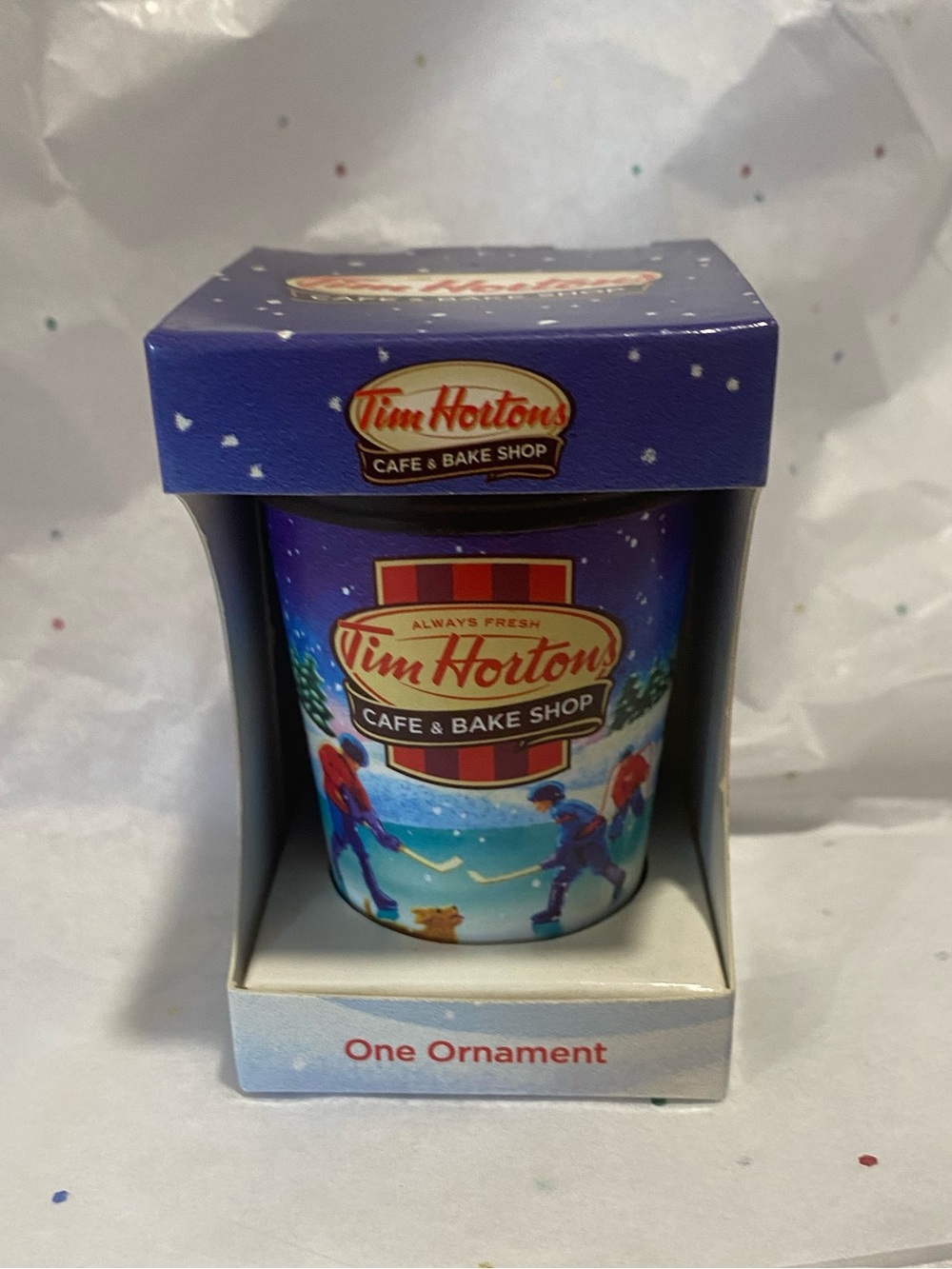 Tim Hortons Coffee Cup Holiday Ornament - Cafe & Bake Shop 2013